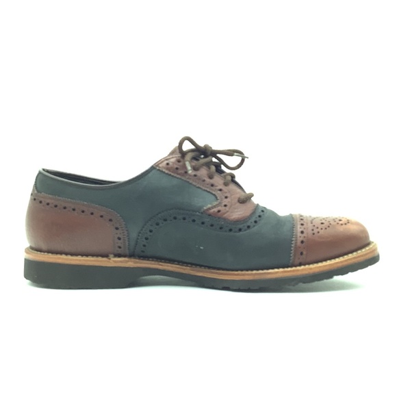 Johnston & Murphy Women\'s Oxford Shoes Black Brown Leather Size: 10 main image 4